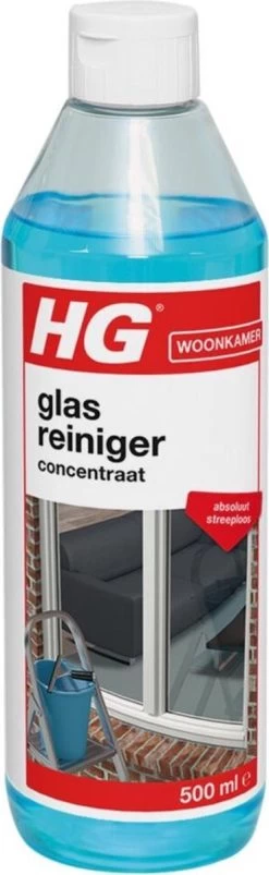 HG Glasreiniger Concentraat - 500ml - Reinigt Streeploos - De Keuze Van Professionele Glazenwassers -Schoonmaakartikelen Winkel 369x1200 1