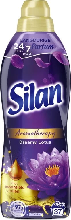 Silan Aroma Therapy Dreamy Lotus Wasverzachter - 6 X 37 Wasbeurten - Voordeelverpakking -Schoonmaakartikelen Winkel 390x1200