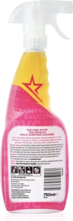 The Pink Stuff The Miracle Allesreiniger 750 Ml 12 The Pink Stuff The Miracle Allesreiniger 750 Ml -Schoonmaakartikelen Winkel 396x1200 1