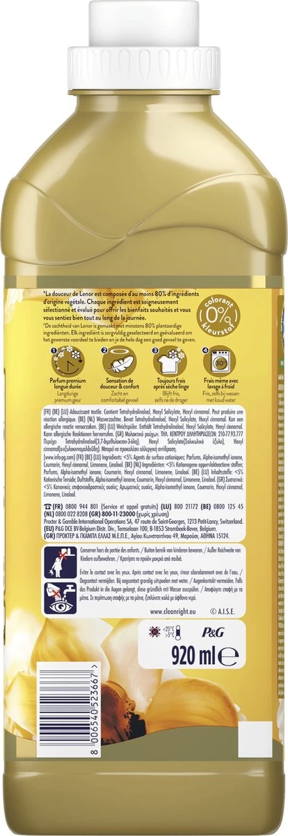 Lenor Gouden Orchidee - Wasverzachter - Voordeelverpakking 12 X 40 Wasbeurten 4 Lenor Gouden Orchidee - Wasverzachter - Voordeelverpakking 12 X 40 Wasbeurten - Afbeelding 2