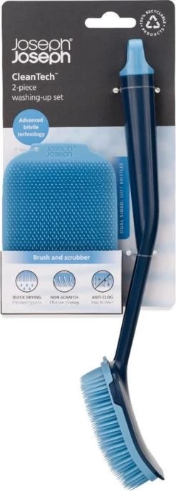 Joseph Joseph CleanTech Afwasborstel En Schrobber Set - Kunststof 17 Joseph Joseph CleanTech Afwasborstel En Schrobber Set - Kunststof -Schoonmaakartikelen Winkel 431x1200