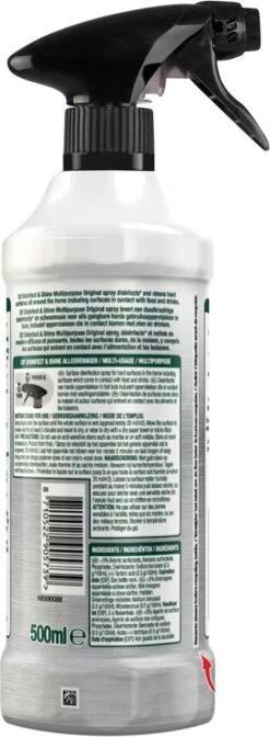 Cif Disinfect & Shine Original Desinfectie Spray - 6 X 500 Ml - Voordeelverpakking -Schoonmaakartikelen Winkel 441x1200 1