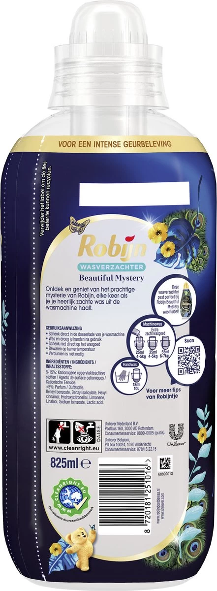 Robijn Collections Beautiful Mystery Wasverzachter - 8 X 33 Wasbeurten - Voordeelverpakking 5 Robijn Collections Beautiful Mystery Wasverzachter - 8 X 33 Wasbeurten - Voordeelverpakking - Afbeelding 3