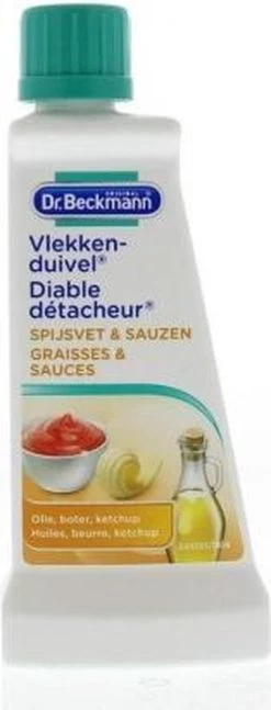 Dr. Beckmann Vlekkenduivel Spijsvet & Sauzen 50 Ml -Schoonmaakartikelen Winkel 458x1200