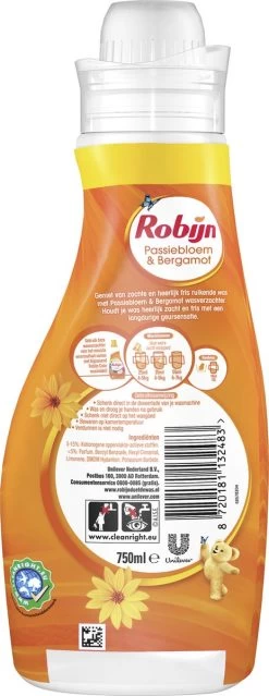 Robijn Classics Passiebloem & Bergamot Wasverzachter - 4 X 30 Wasbeurten - Voordeelverpakking -Schoonmaakartikelen Winkel 464x1200 12