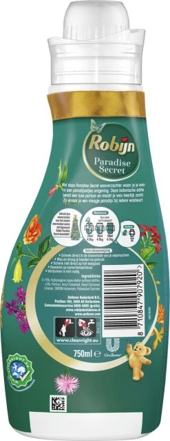Robijn Collections Paradise Secret Wasverzachter - 8 X 30 Wasbeurten - Voordeelverpakking 12 Robijn Collections Paradise Secret Wasverzachter - 8 X 30 Wasbeurten - Voordeelverpakking -Schoonmaakartikelen Winkel 464x1200 2
