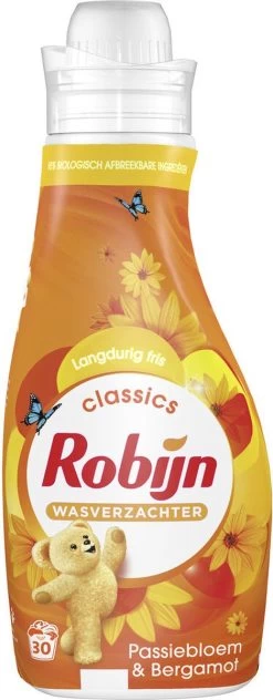 Robijn Classics Passiebloem & Bergamot Wasverzachter - 8 X 30 Wasbeurten - Voordeelverpakking 21 Robijn Classics Passiebloem & Bergamot Wasverzachter - 8 X 30 Wasbeurten - Voordeelverpakking -Schoonmaakartikelen Winkel 469x1200 2