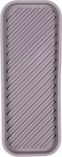 Benson Afdruipmat - Siliconen - 23.5 X 9.5 Cm - Grijs -Schoonmaakartikelen Winkel 478x1200 9