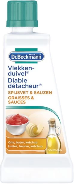 Dr. Beckmann Vlekkenduivel Spijsvet & Sauzen 50 Ml -Schoonmaakartikelen Winkel 484x1200