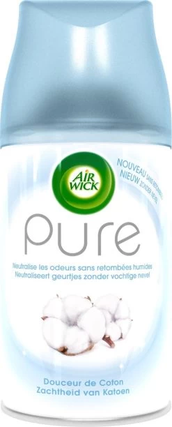 Air Wick Freshmatic Automatische Spray Luchtverfrisser - Pure Zachtheid Van Katoen Navulling - 3 Stuks - Voordeelverpakking 11 Air Wick Freshmatic Automatische Spray Luchtverfrisser - Pure Zachtheid Van Katoen Navulling - 3 Stuks - Voordeelverpakking -Schoonmaakartikelen Winkel 484x1200 5