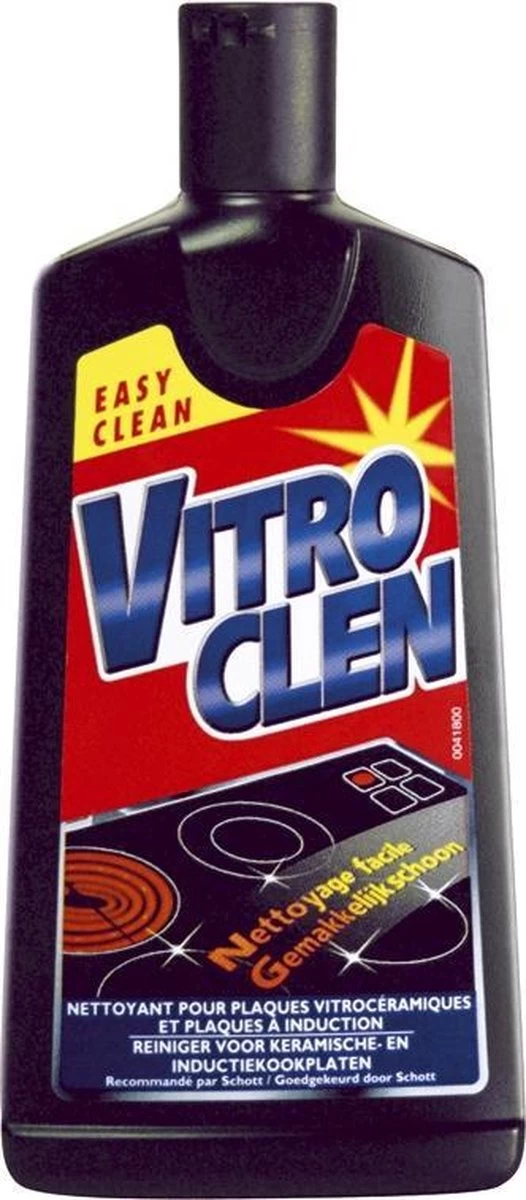 Vitroclen Kookplaatreiniger - Keramisch & Inductie - 500 Ml 3 Vitroclen Kookplaatreiniger - Keramisch & Inductie - 500 Ml