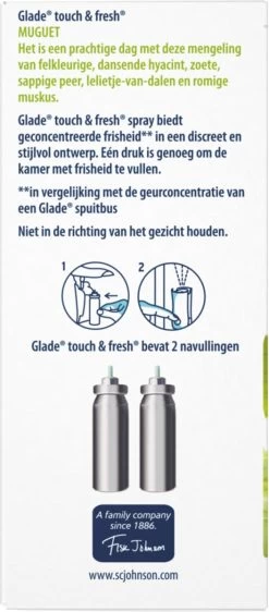 Glade By Brise Touch & Fresh Muguet Navulling - 2 Stuks -Schoonmaakartikelen Winkel 527x1200 3