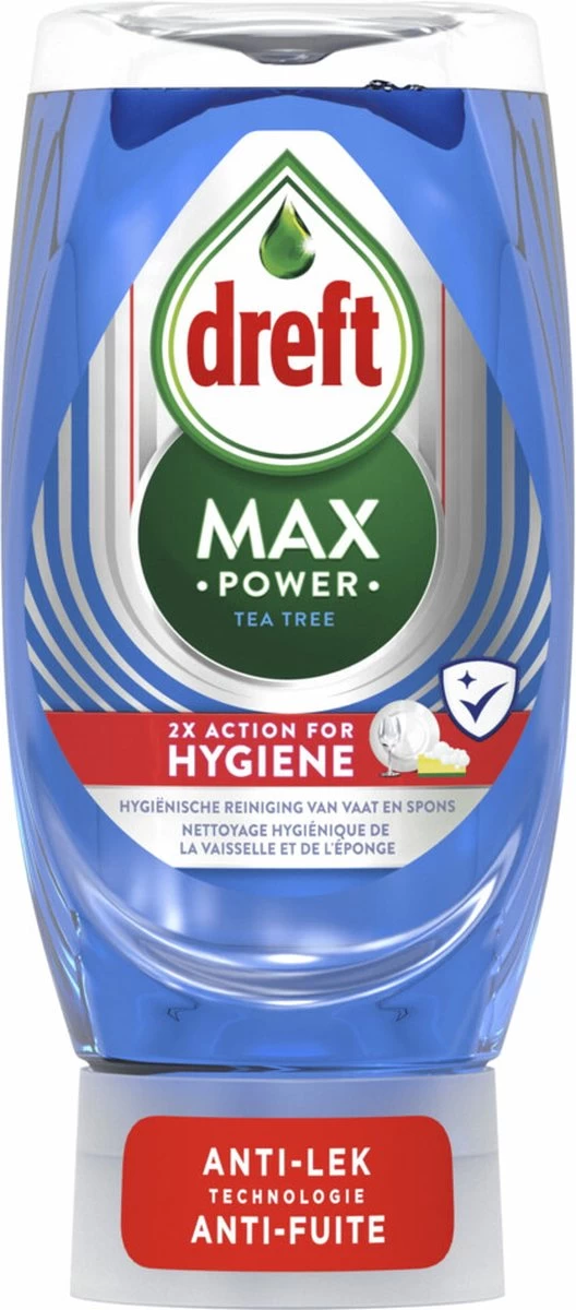 8x Dreft Max Power Afwasmiddel Extra Hygiëne 370 Ml 7 8x Dreft Max Power Afwasmiddel Extra Hygiëne 370 Ml - Afbeelding 5