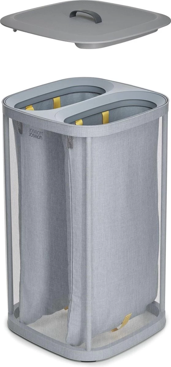 Tota Wasmand, 60 L, 2 Compartimenten, Grijs - Joseph Joseph 18 Tota Wasmand, 60 L, 2 Compartimenten, Grijs - Joseph Joseph - Afbeelding 17