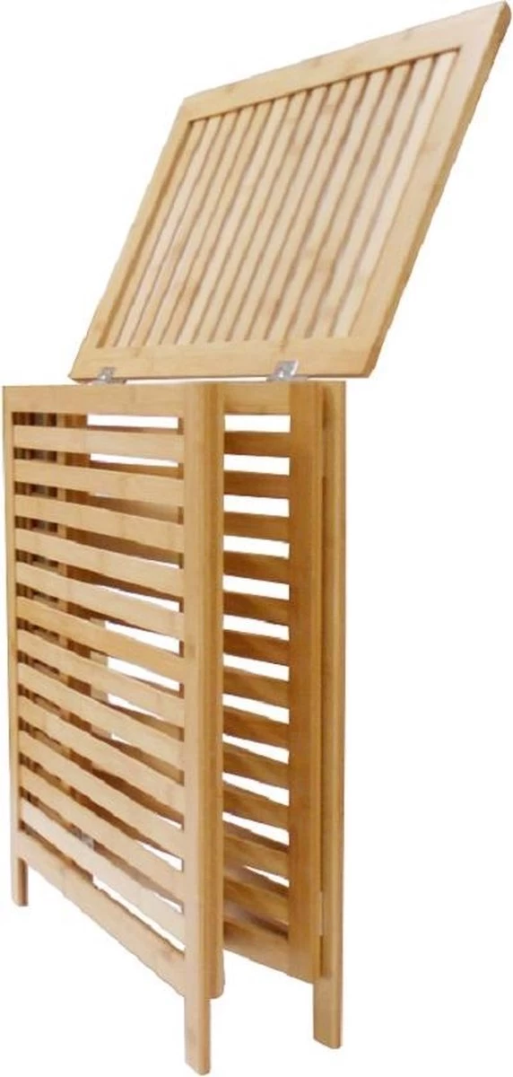 HUISSON Wasmand Met Deksel Bamboe Uitneembare Waszak Wasmanden Met Deksel 75 Ltr. 12 HUISSON Wasmand Met Deksel Bamboe Uitneembare Waszak Wasmanden Met Deksel 75 Ltr. - Afbeelding 10