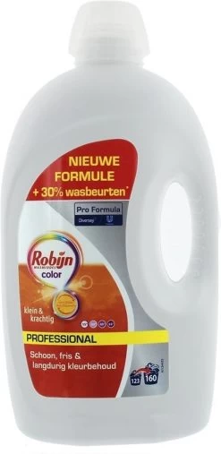 Robijn Professional Klein & Krachtig Wasmiddel Color 4,32L -Schoonmaakartikelen Winkel 585x1200 1