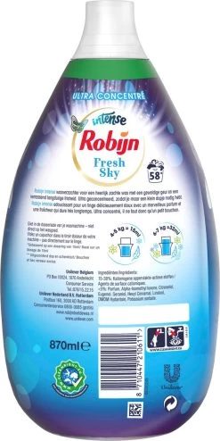 Robijn Wasverzachter Sky Voordeelverpakking 6 X 870ml -Schoonmaakartikelen Winkel 600x1200