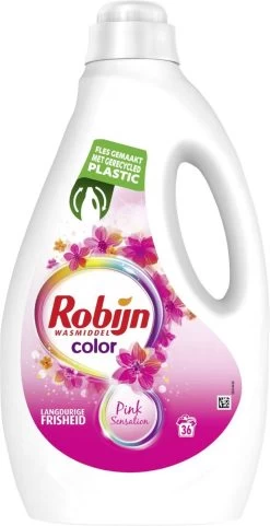 Robijn Color Pink Sensation Vloeibaar Wasmiddel - 5 X 36 Wasbeurten - Voordeelverpakking 19 Robijn Color Pink Sensation Vloeibaar Wasmiddel - 5 X 36 Wasbeurten - Voordeelverpakking -Schoonmaakartikelen Winkel 616x1200 3