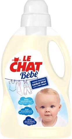 Le Chat Baby Gel - Vloeibaar Wasmiddel - 30 Wasbeurten -Schoonmaakartikelen Winkel 627x1200 2