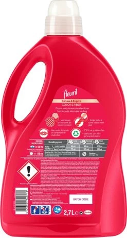Fleuril Color & Fiber - Vloeibaar Wasmiddel - Gekleurde Was - 45 Wasbeurten -Schoonmaakartikelen Winkel 639x1200 1