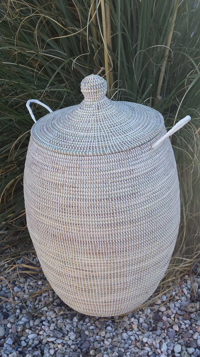 FAM Wasmand Traditionale XL WIT, Handgemaakt 6 FAM Wasmand Traditionale XL WIT, Handgemaakt - Afbeelding 4