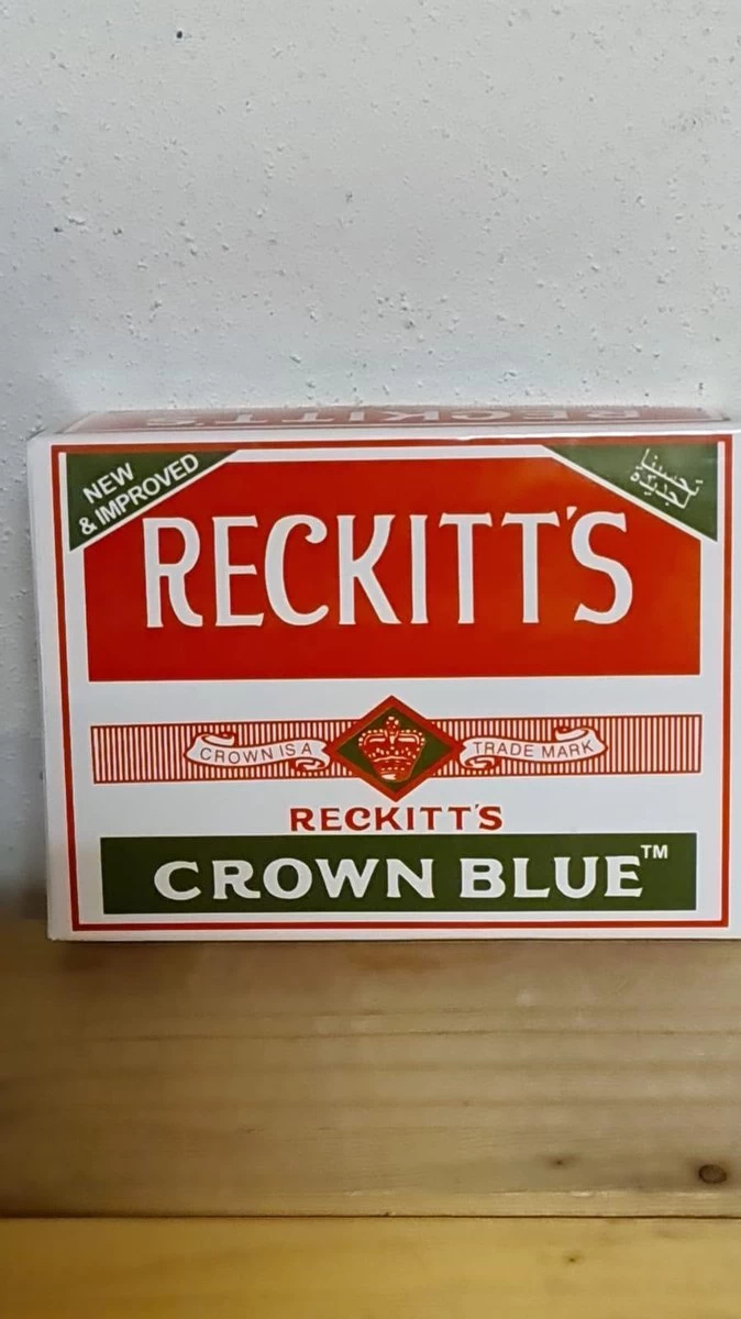 Reckitt's Crown Blue - Blauwsel - 4 X Tablet Van 14 Gr 3 Reckitt's Crown Blue - Blauwsel - 4 X Tablet Van 14 Gr
