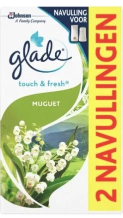 Glade By Brise Touch & Fresh Muguet Navulling - 2 Stuks -Schoonmaakartikelen Winkel 682x1200