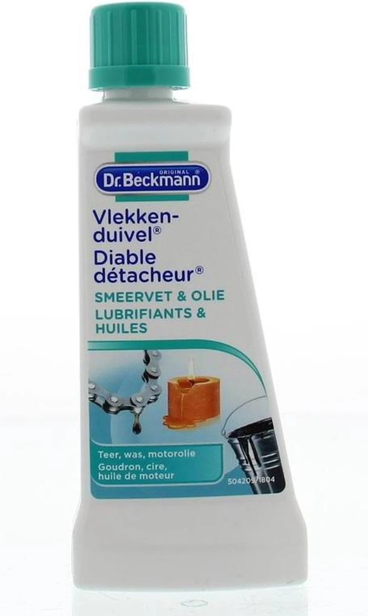 Dr. Beckmann Vlekkenduivel Smeervet & Olie 50 Ml 6 Dr. Beckmann Vlekkenduivel Smeervet & Olie 50 Ml - Afbeelding 4