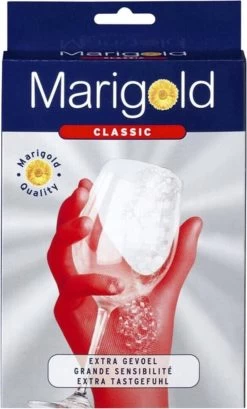 Marigold Medium - Huishandschoenen - Rood - Lichtgewicht - Met Katoenen Voering