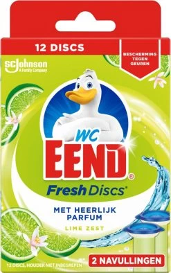 WC Eend Fresh Discs Navul Duo Lime 72 Ml -Schoonmaakartikelen Winkel 752x1200
