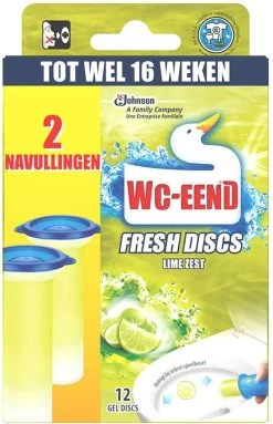 WC Eend Fresh Discs Navul Duo Lime 72 Ml -Schoonmaakartikelen Winkel 773x1200 2