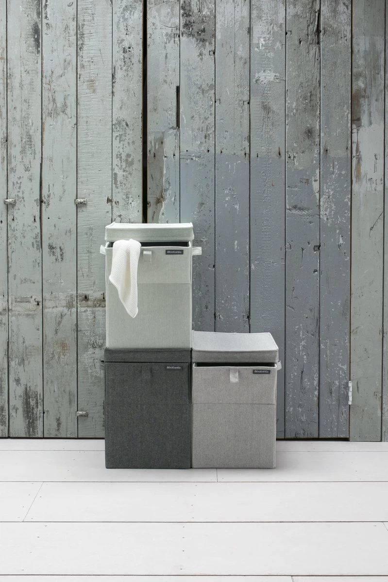 Brabantia Wasmand Met Deksel - Stapelbaar - 35 L - Grey 14 Brabantia Wasmand Met Deksel - Stapelbaar - 35 L - Grey - Afbeelding 12