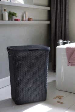 Curver Style Wasmand Met Deksel - 60L - Antraciet -Schoonmaakartikelen Winkel 799x1200 28