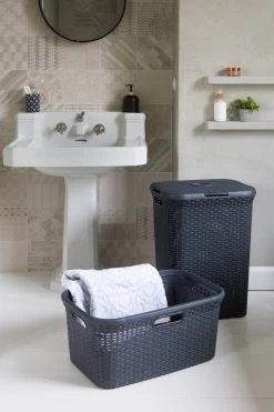 Curver Style Wasmand Met Deksel - 60L - Antraciet -Schoonmaakartikelen Winkel 800x1200 23