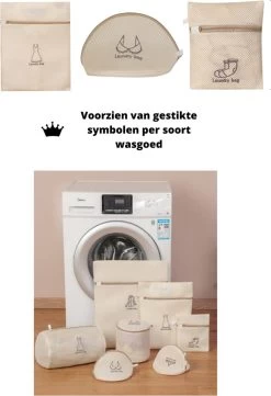 V&P Black Crown Waszakken Set Met Rits - Wasnet - Waszak - Waszakken Set Van 7 Voor Wasgoed - Waszakje Lingerie - Waszak Bh - Divers Delicaat Wasgoed - Wasnet Groot - Wasmachine Zakjes - Laundry Bag Set 8 V&P Black Crown Waszakken Set Met Rits - Wasnet - Waszak - Waszakken Set Van 7 Voor Wasgoed - Waszakje Lingerie - Waszak Bh - Divers Delicaat Wasgoed - Wasnet Groot - Wasmachine Zakjes - Laundry Bag Set -Schoonmaakartikelen Winkel 821x1200