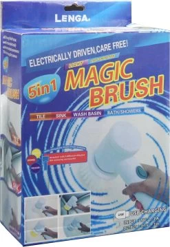 Lenga Elektrische Schoonmaakborstel - 5 In 1 Borstel - Oplaadbaar - Wasborstel - Schoonmaakmiddelen - Schrobborstels -Schoonmaakartikelen Winkel 825x1200 1