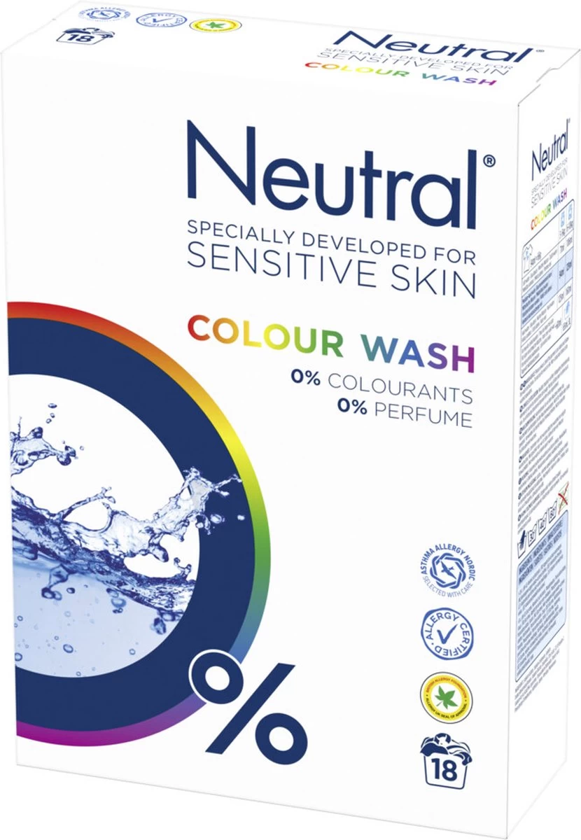 Neutral 0% Kleur Parfumvrij Waspoeder - 18 Wasbeurten - 1,188 Kg - Wasmiddel 16 Neutral 0% Kleur Parfumvrij Waspoeder - 18 Wasbeurten - 1,188 Kg - Wasmiddel - Afbeelding 14