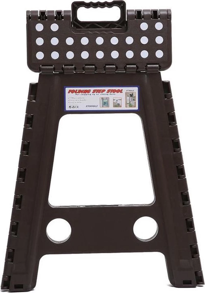 Merkloos Verdikt Kunststof Klapkruk-draagbaar-opvouwbare Kruk-Met Antislip Oppervlak Zwart 29x22cmx45cm 7 Merkloos Verdikt Kunststof Klapkruk-draagbaar-opvouwbare Kruk-Met Antislip Oppervlak Zwart 29x22cmx45cm - Afbeelding 5