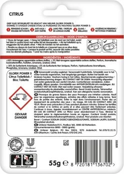 Glorix Power 5 Toiletblokken - Citroen - 7 X 2 Stuks - Voordeelverpakking 27 Glorix Power 5 Toiletblokken - Citroen - 7 X 2 Stuks - Voordeelverpakking -Schoonmaakartikelen Winkel 860x1200 4
