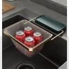 Merkloos Gootsteen Organizer - Gootsteen Afval Netje - Gootsteenontstopper -Gootsteen Zeef Netto- Sink Filter Rack Anti-Blokkeren Wegwerp-Fijne Mesh Filter Aanrecht Zeef Mesh Tas Voor Keuken- Spoelbak - Incl. 50 Netjes -Schoonmaakartikelen Winkel 864x1200