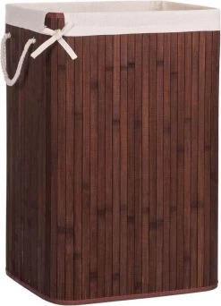 Springos Wasmand | Met Deksel | Opvouwbaar | 72 Liter | Met Uitneembare Waszak | Wasmand | Bruin -Schoonmaakartikelen Winkel 867x1200 1