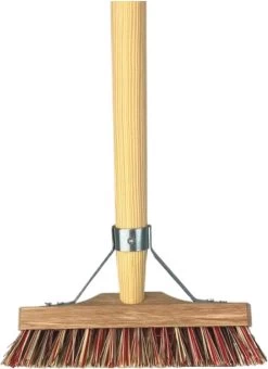 Synx Tools Luiwagen Union Mix Nylon Extra Hard 22cm - Tegel Bezem Schrobber- Bezemsteel - Schoonmaakbezem - Schrobborstels - Bezems Met Steel 150 Cm -Schoonmaakartikelen Winkel 872x1200