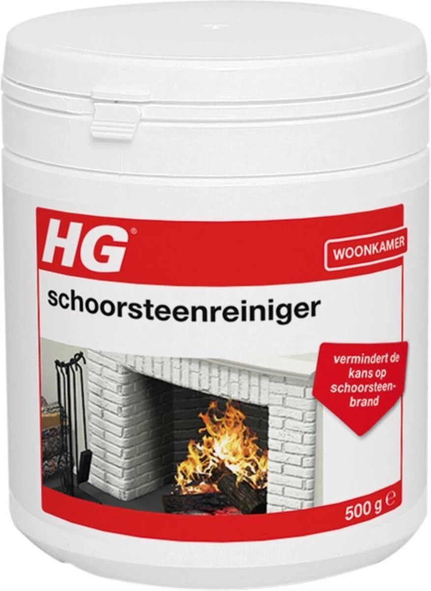 HG Schoorsteenreiniger - 500 Gr - Voor Schoorsteenkanaal, Open Haard En Allesbrander 3 HG Schoorsteenreiniger - 500 Gr - Voor Schoorsteenkanaal, Open Haard En Allesbrander