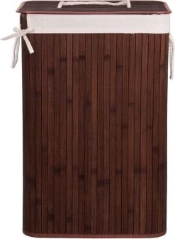 Springos Wasmand | Met Deksel | Opvouwbaar | 72 Liter | Met Uitneembare Waszak | Wasmand | Bruin -Schoonmaakartikelen Winkel 877x1200 4