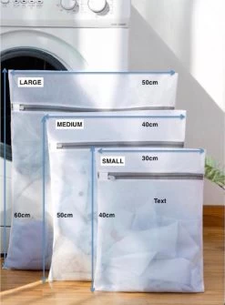 Merkloos Laundry Bag | Waszak | Set Van 4 Waszakken Met Rits | Transparant | Wasnet | Waszakjes | Vakantie Als Kledingsorteerder | Groot Formaat | Laken/schoenen/bh/ondergoed/kleding -Schoonmaakartikelen Winkel 886x1200