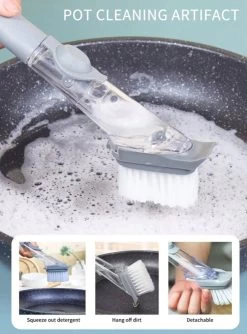 OXO Good Grips Afwasborstel Met Zeepdispenser -Schoonmaakartikelen Winkel 887x1200