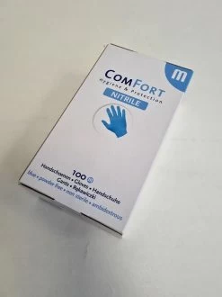 Merkloos Comfort Nitril Wegwerp Handschoenen - Poedervrij - Blauw - Maat M - 100 Stuks -Schoonmaakartikelen Winkel 899x1200 18
