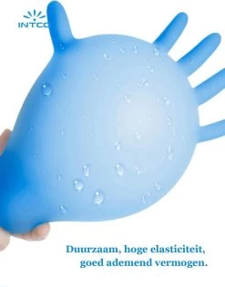 Intco Nitril Handschoenen - 100 Stuks Nitrile Wegwerp Handschoenen - Poedervrij, Latexvrij - Onderzoekshandschoenen - Maat: S - Blauw -Schoonmaakartikelen Winkel 940x1200 2