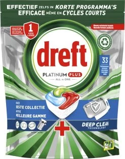 Dreft Platinum Plus All In One Deep Clean - Vaatwastabletten - Voordeelverpakking 4 X 33 Stuks 13 Dreft Platinum Plus All In One Deep Clean - Vaatwastabletten - Voordeelverpakking 4 X 33 Stuks -Schoonmaakartikelen Winkel 948x1200 1