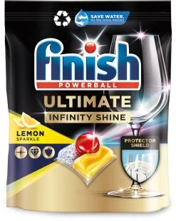 Finish Ultimate Infinity Shine Citroen Vaatwastabletten - 160 Capsules -Schoonmaakartikelen Winkel 957x1200 1
